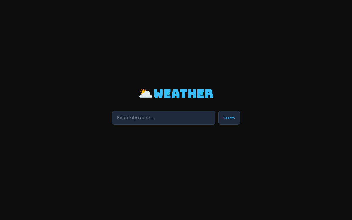 Weather App